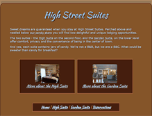 Tablet Screenshot of highstreetsuites.com